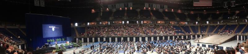 Summer 2012 Graduation at Bryce Jordan Center, State College PA